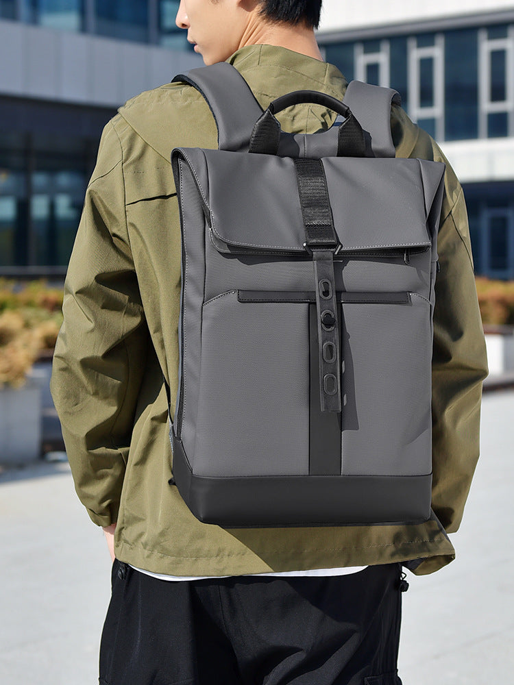 Backpack men's high-end business commuting backpack simple travel bag men's laptop bag backpack
