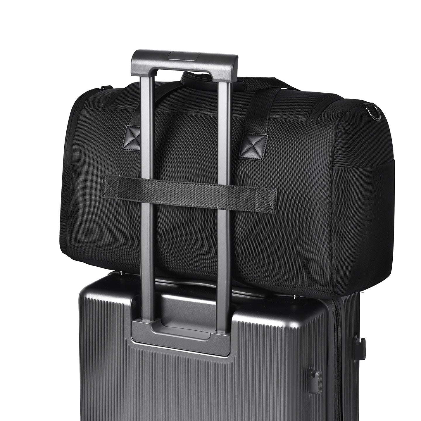 Cross border new portable travel bag for men with dry wet separation, sports and fitness bag, high-end feeling, short distance business travel luggage bag