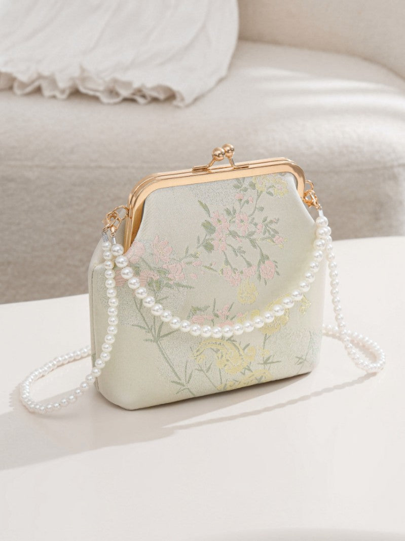 New Chinese style hand-held embroidered wallet bag 2025 new fashion trend shoulder bag high-end crossbody bag