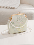 New Chinese style hand-held embroidered wallet bag 2025 new fashion trend shoulder bag high-end crossbody bag