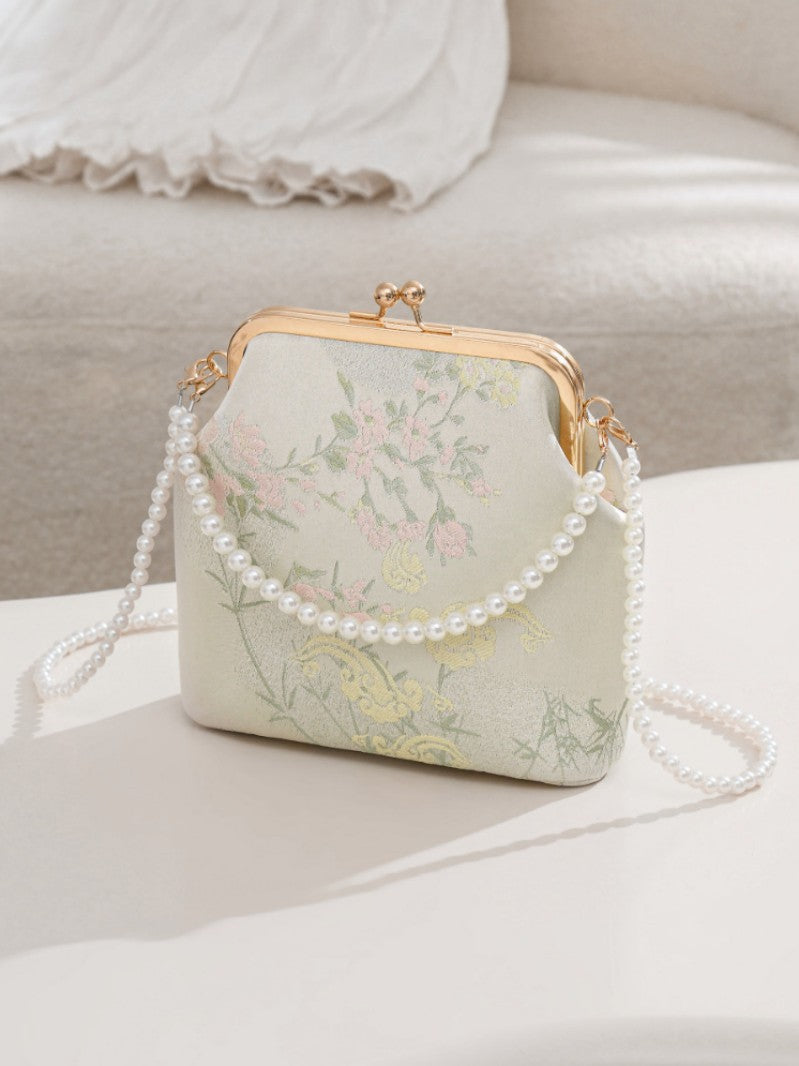 New Chinese style hand-held embroidered wallet bag 2025 new fashion trend shoulder bag high-end crossbody bag